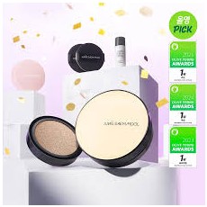 [2025어워즈1위] 정샘물 에센셜 스킨 누더 쿠션 기획(미니하이라이터+물크림8ml) /본품+리필